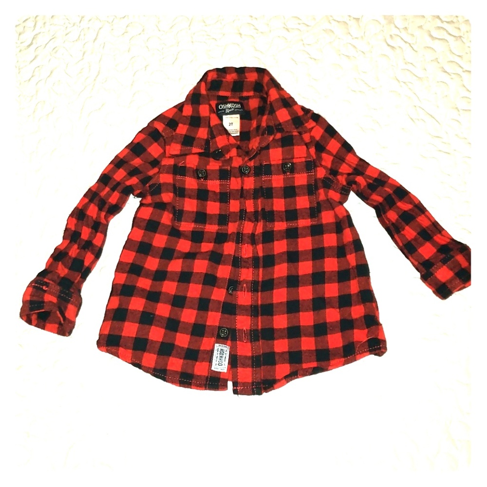 Baby boy flannel shirt